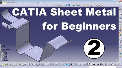 catia sheet metal|CATIA sheet metal tutorial.